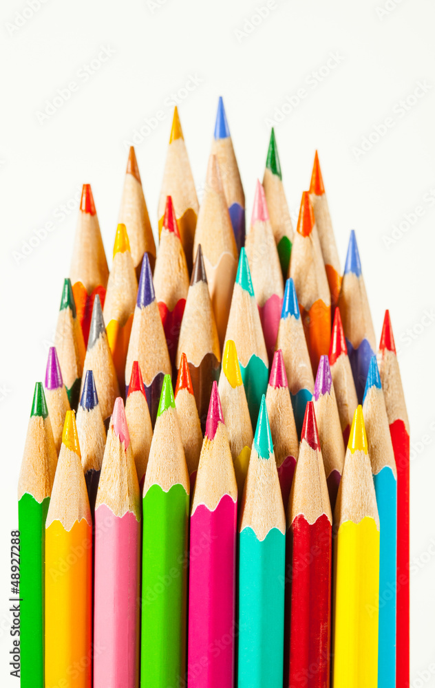 Multicolored pencils