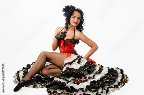 Cancan dancer photo