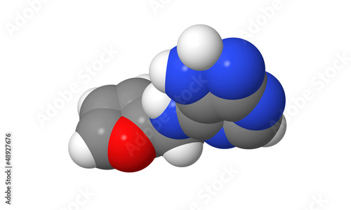 Plant hormone - Cytokinins - Kinetin - spacefill model photo