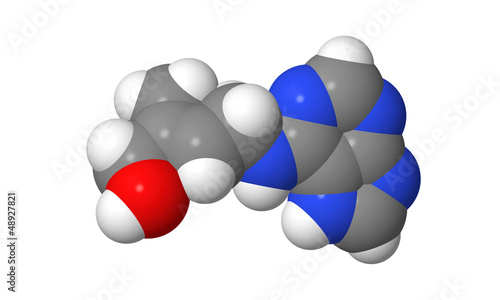 Plant hormone - Cytokinins - Zeatin - spacefill molecular model photo