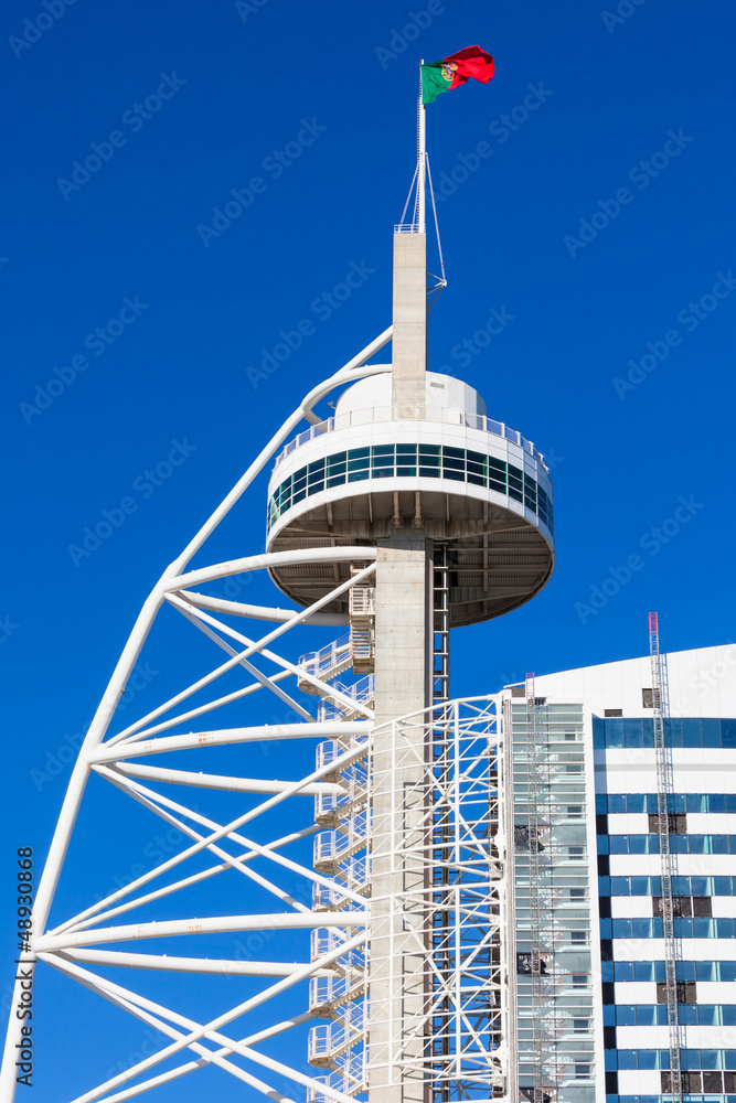 Vasco da Gama tower, Expo district, Lisbon, Portugal
