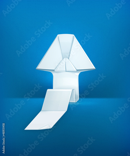 Origami arrow