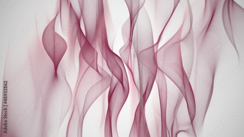 Wonderful video animation - particle wave object in slow motion– loop HD 1080p