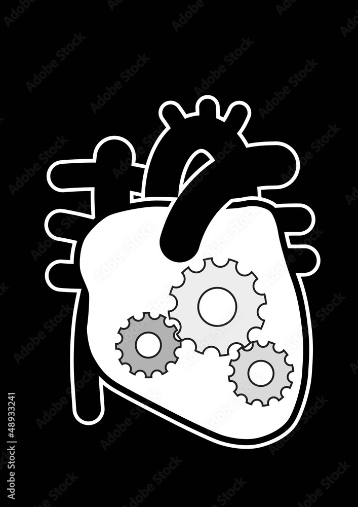 Obraz premium Heart vector