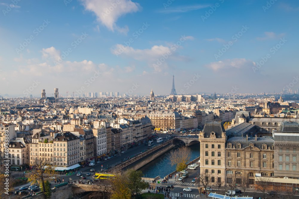View from Notre Dame of Paris