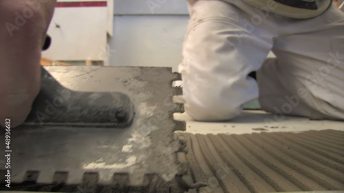 renovation ceramic tile laying