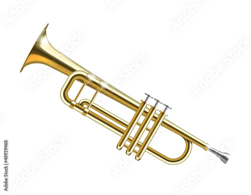 Trumpet isolated