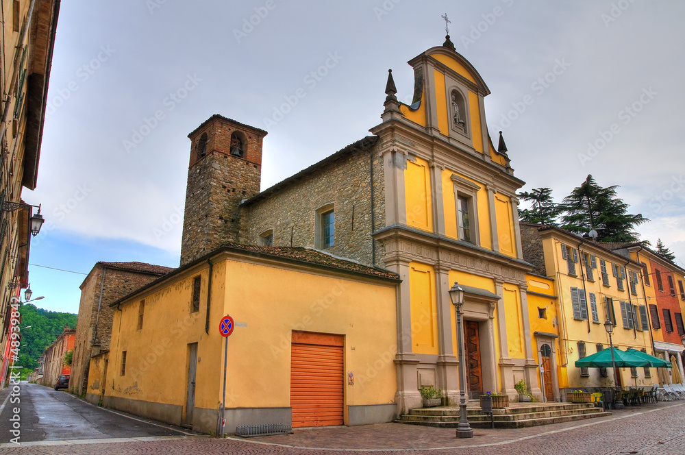 Church of St. Rocco. Ponte dell'Olio. Emilia-Romagna. Italy.