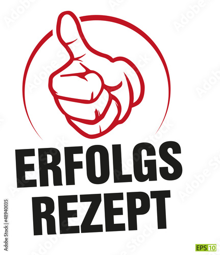 erfolgsrezept daumen hoch