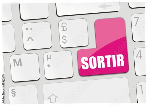 clavier sortir