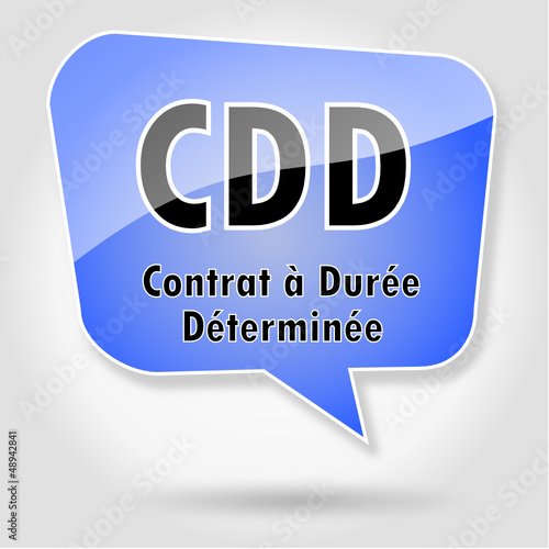 Bulle Contrat Travail CDD
