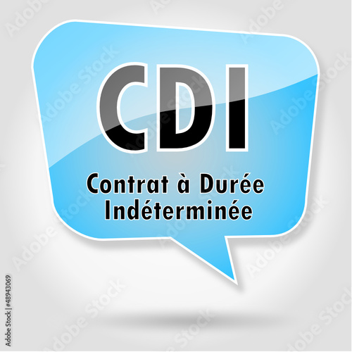 Bulle Contrat Travail CDI