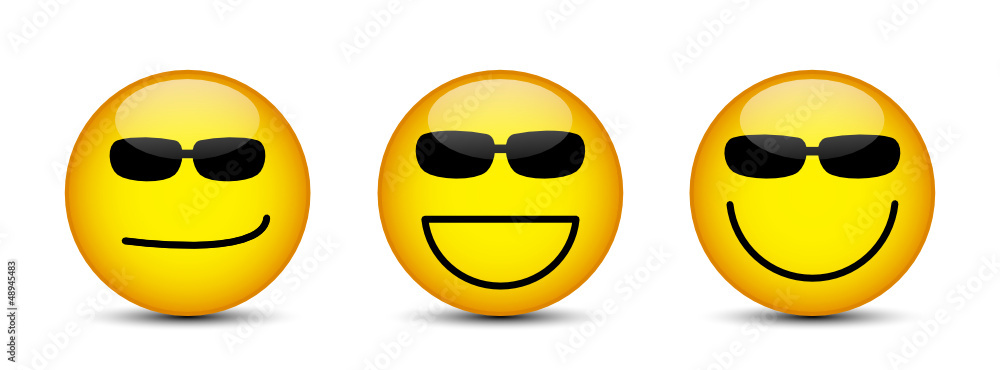 Was Bedeutet Der Smiley Mit Sonnenbrille stock.adobe.com