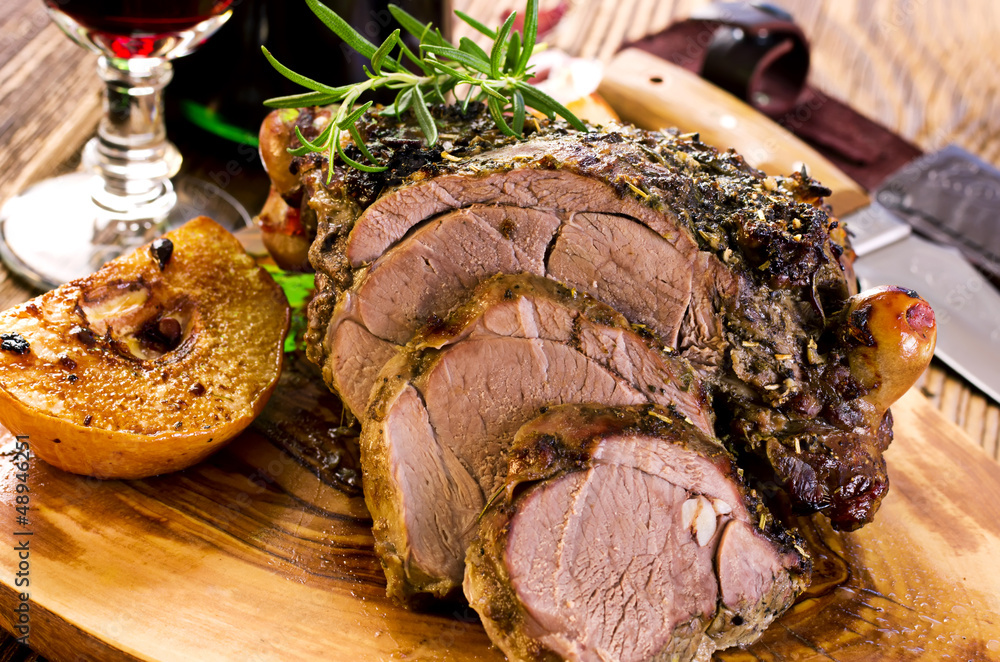 Obraz na plátně Lammbraten