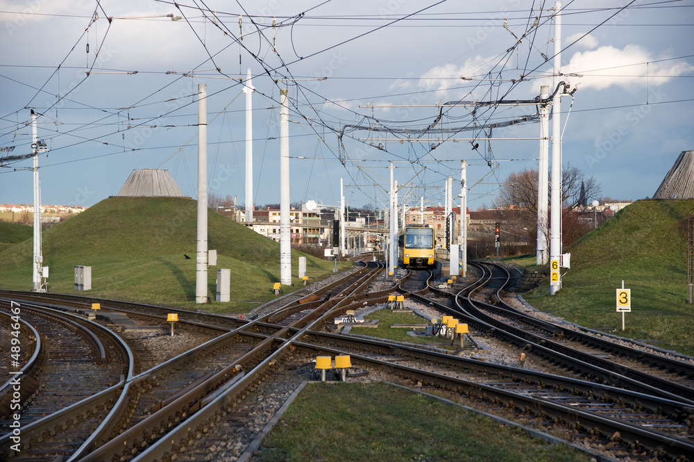 Fototapeta premium Stadtbahnlinie