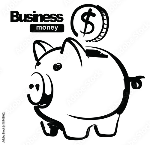 illustration of piggy bank