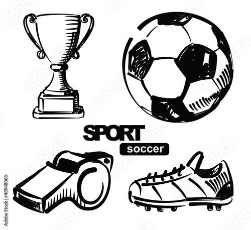 illustration of soccer
