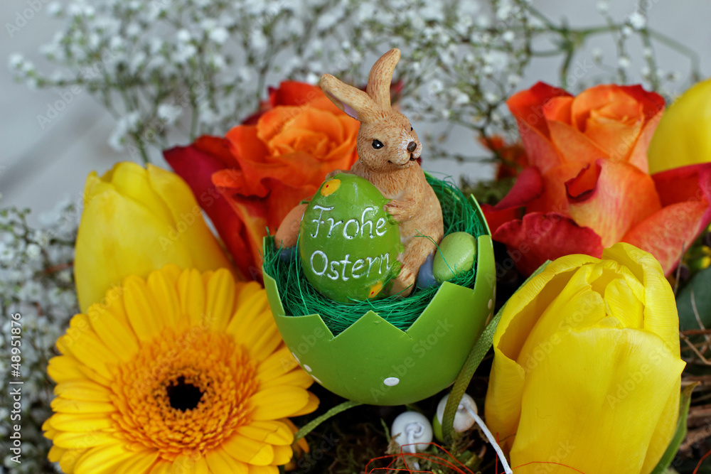 Naklejka premium Ostergruß