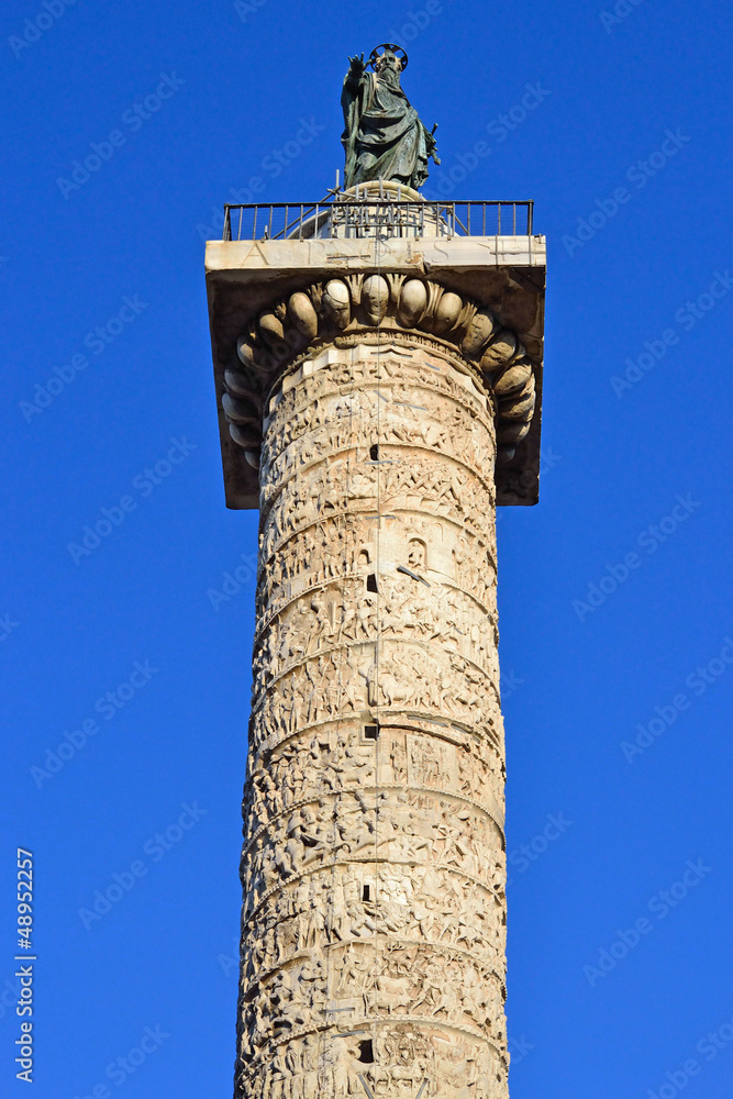 Colonna di Marco Aurelio o Antonina - Statua di San Paolo