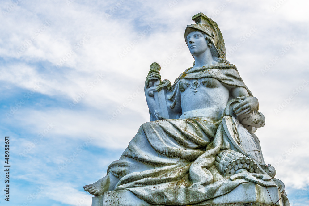 Fototapeta premium statue in bruehl, Germany
