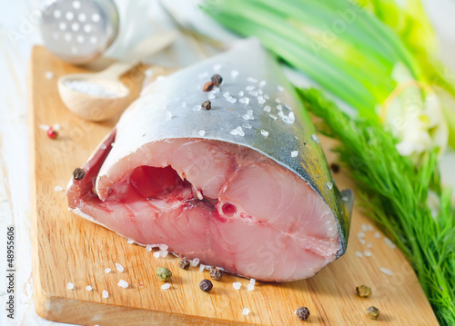 Fotografie raw tuna