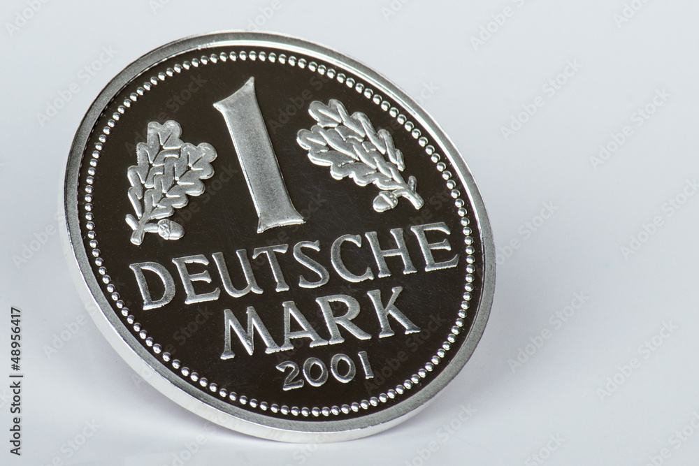 1 Deutsche Mark Replik Silber