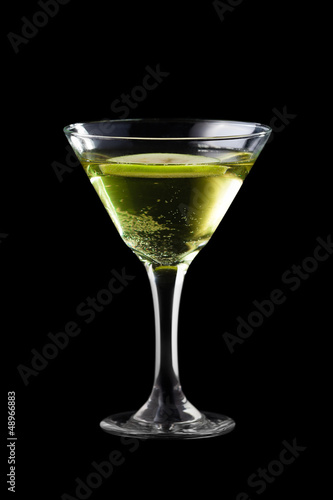 Apple martini coctail