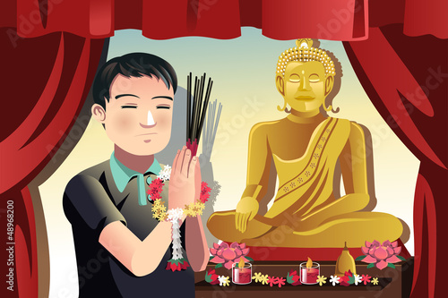 Buddhist man