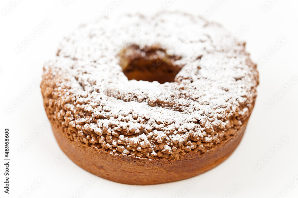 Ring Cake with Icing Sugar