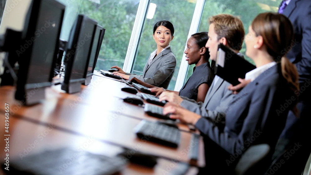 Male African American Manager Setting Targets Male African American Manager Setting Targets