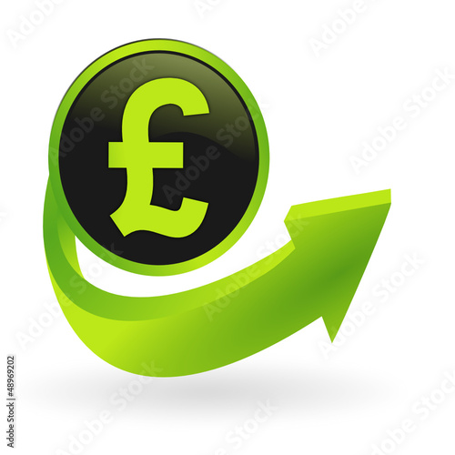 bouton livre streling flêche verte