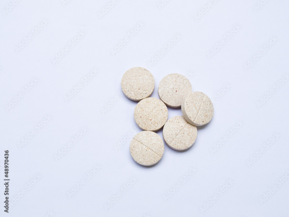 Supplements isolated on white backgound Supplements isolated on white backgound