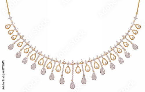 Fine diamond necklace, jewelery, royal Rajasthan, India