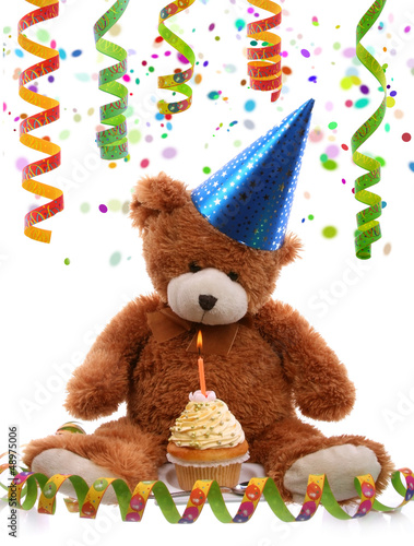 First birthday teddy bear