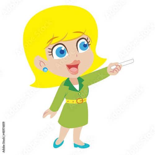 funny cartoon teacher