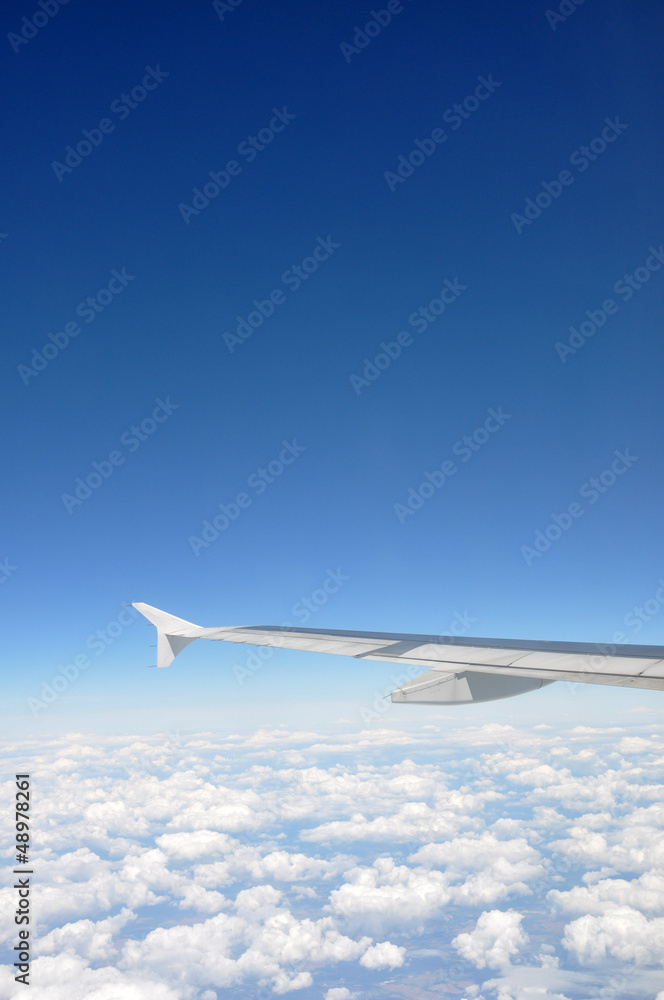 Obraz premium airplane wing