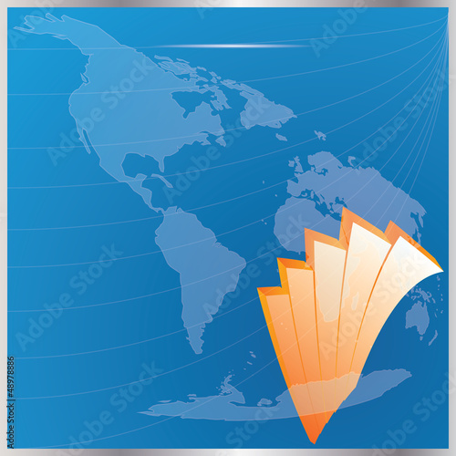 Vector modern business background / brochure design