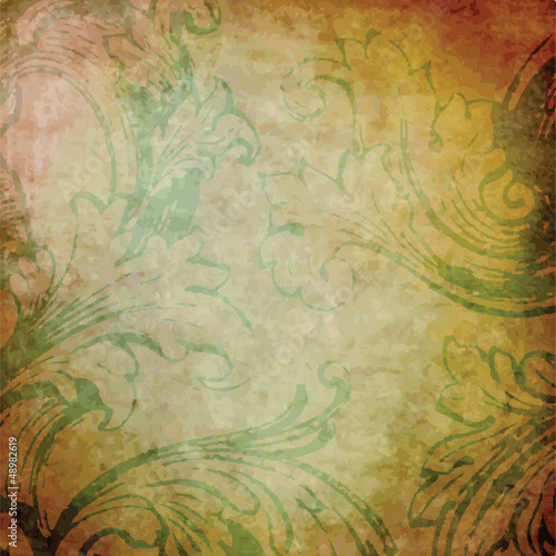 Old fragment - wall decoration