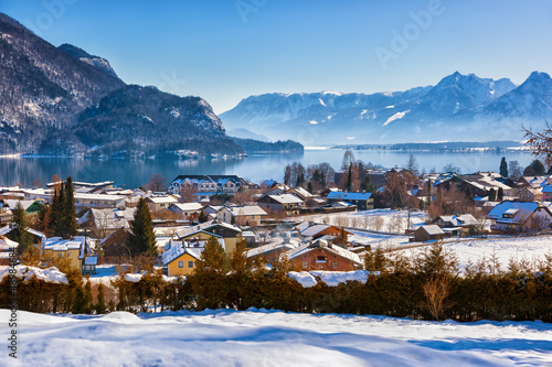 Mountains ski resort St. Gilgen Austria #48984684