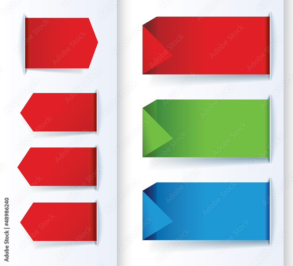 Set of Colorful Arrows and Design banners. Set of Colorful Arrows and Design banners.