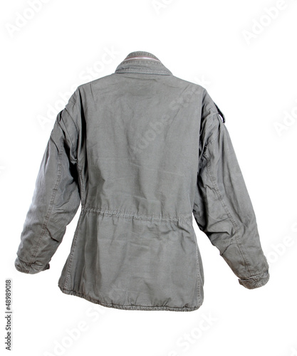 Military back jacket
