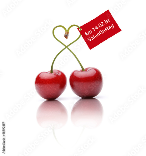 Kirschen Valentinstag