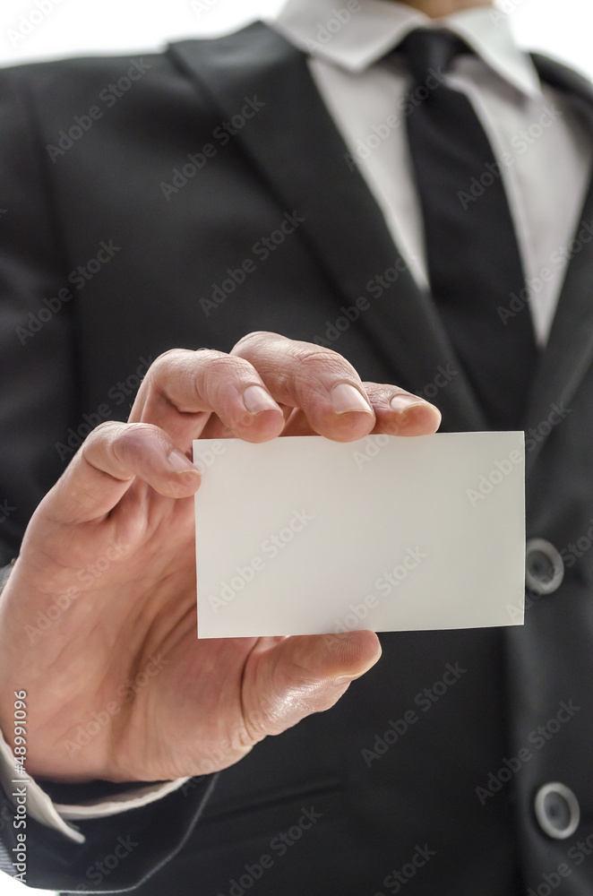 Blank visiting card Blank visiting card