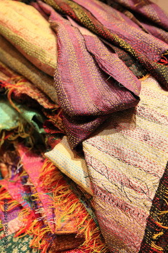 Luxury antique silk textile