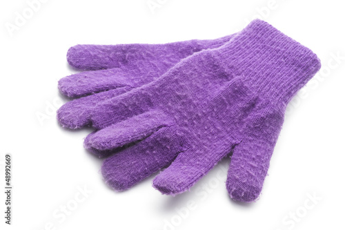 violet gloves