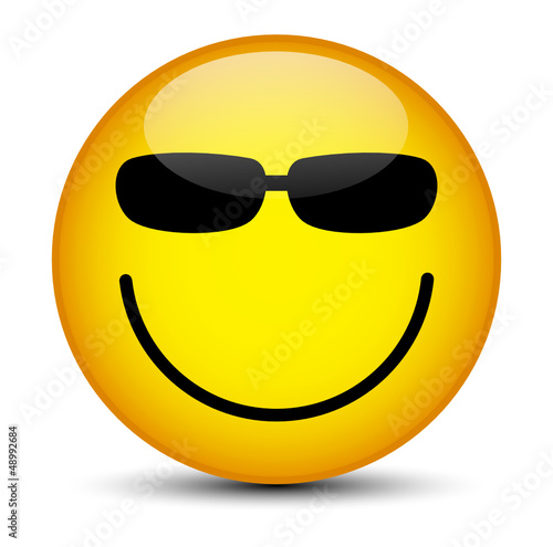 Smiley mit Sonnenbrille