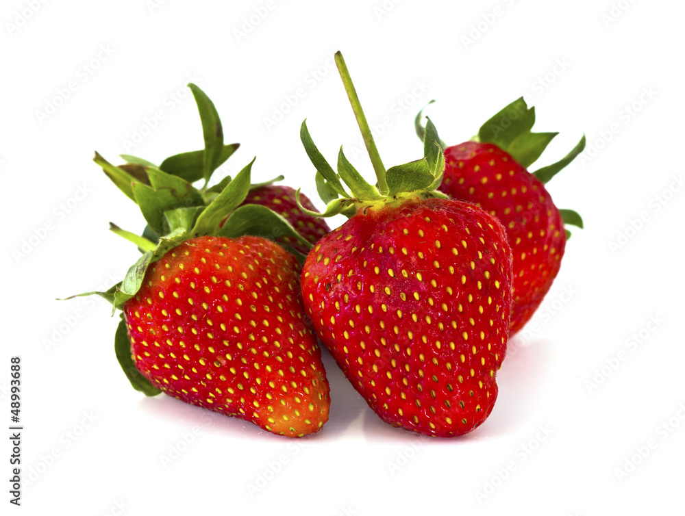 Fresh strawberry isolated on white background. Fresh strawberry isolated on white background.
