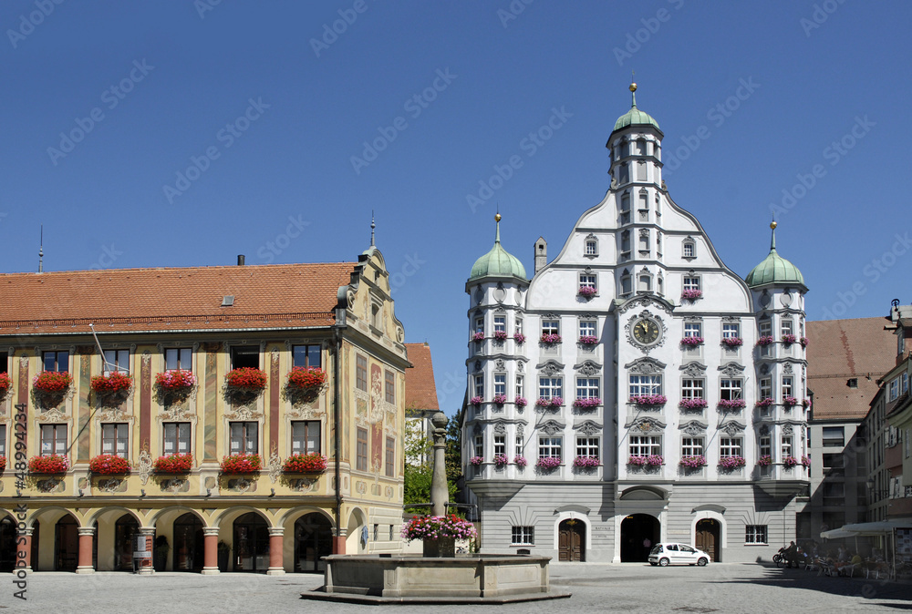 Marktplatz mit Rathaus und Steuerhaus