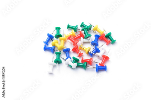 colour push pins