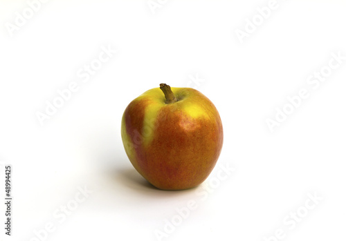 Red apple Isolated on white background